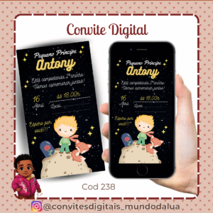 Convite Pequeno Príncipe