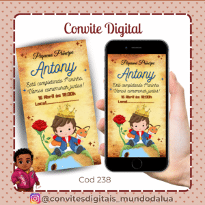 Convite Pequeno Príncipe