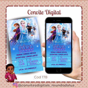 Convite Frozen