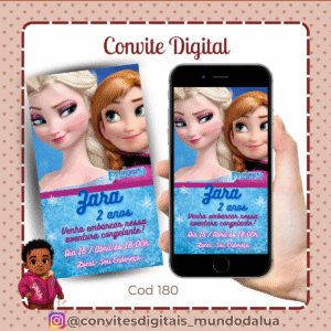 Convite Frozen