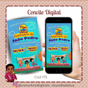 Convite 3 Palavrinhas