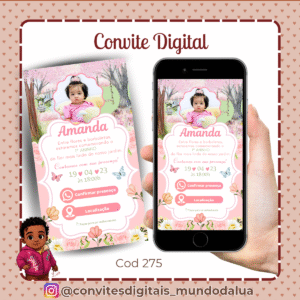 Convite Jardim Encantado