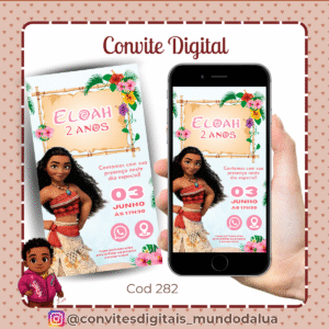 Convite Moana