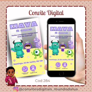 Convite Monstros S.A