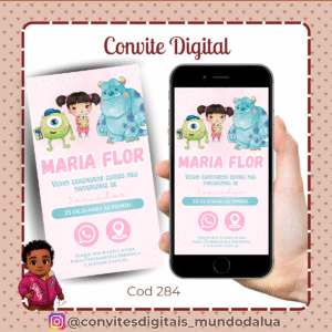 Convite Monstros S.A