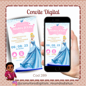 Convite Cinderela
