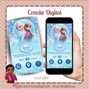 Convite Frozen
